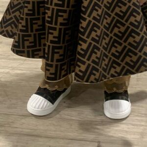 Fendi kids monogram loafers